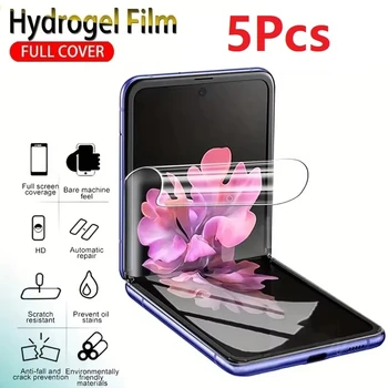 Pellicola idrogel da 5 pezzi per Samsung Galaxy Z Flip 4 5 Protezione per schermo anteriore per Galaxy Z Flip Flip4 Flip5 Film