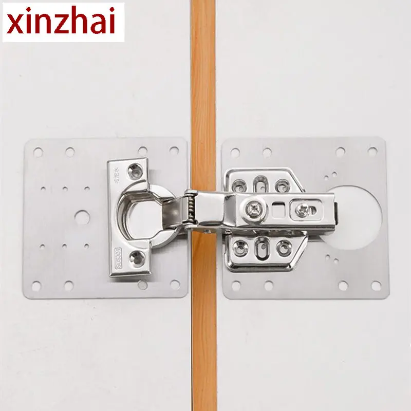 Stainless Steel Door Hinge Repair Plate Furniture Hinge Fixed