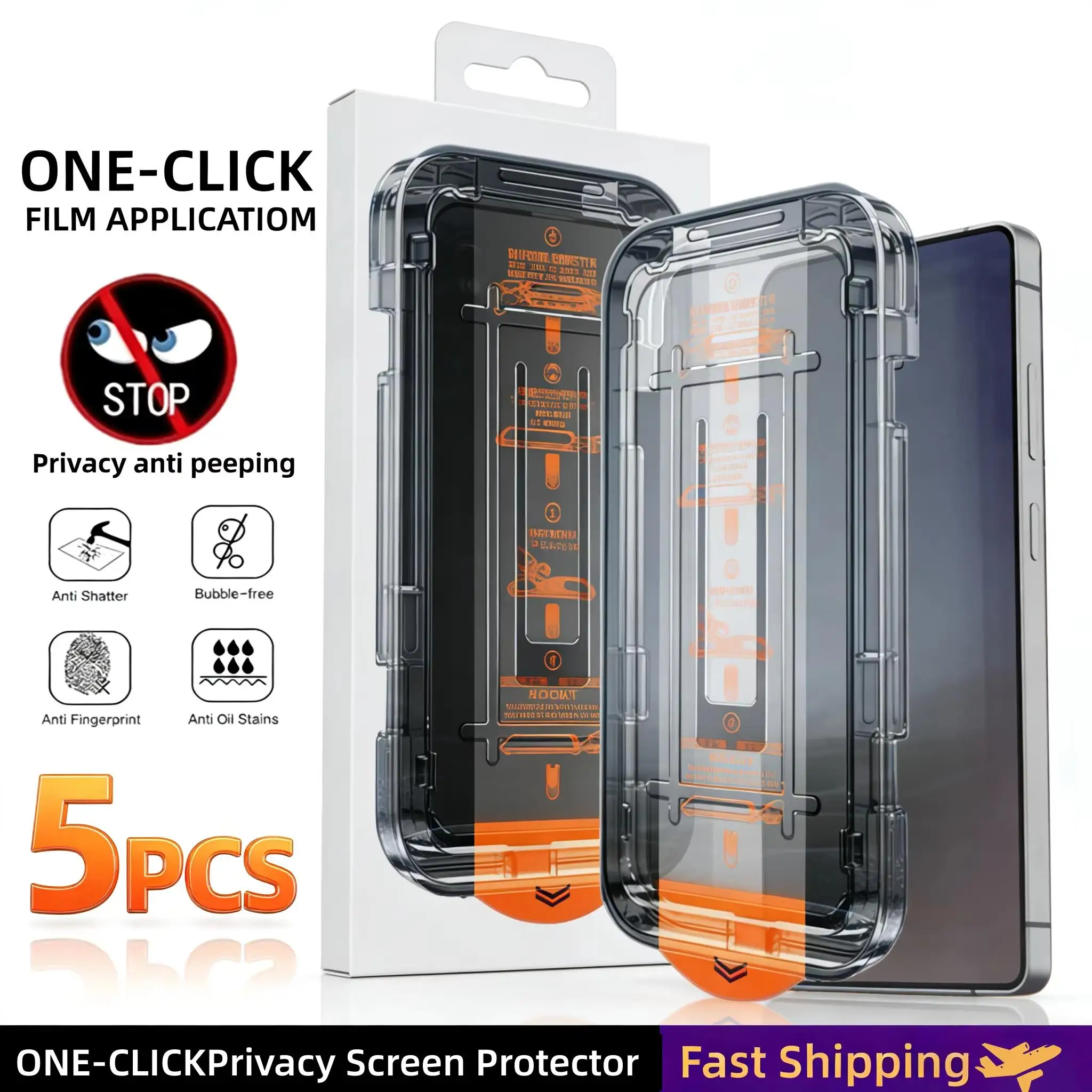 1-5PCS Protezione per la privacy senza polvere per Samsung S26 Ultra S26 S26+ Vetro temperato protettivo per Samsung S26Ultra S26 S26+