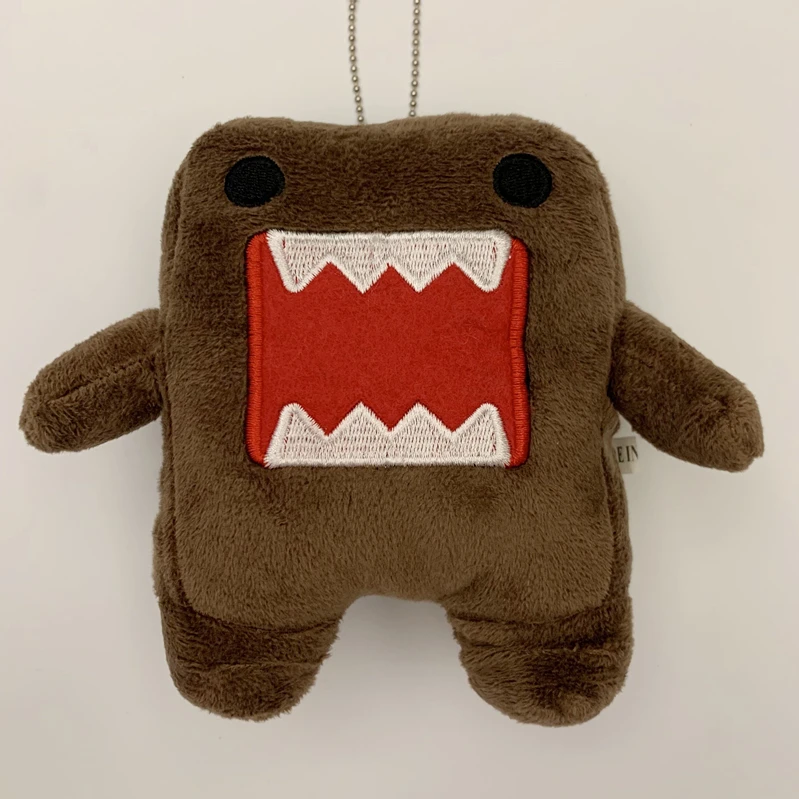 Domo Kun Plush Toy Cute Mascot Keychain Keyring Kawaii Hangings Ornaments 4