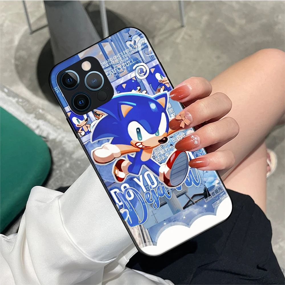 thumbnail image 1 of Nueva funda de teléfono de alta gama Anime Sonics Hedgehog para Samsung Galaxy A15 S10E S9 S8 S7 Note 20 10 9 8 Plus Lite, 1 of 5