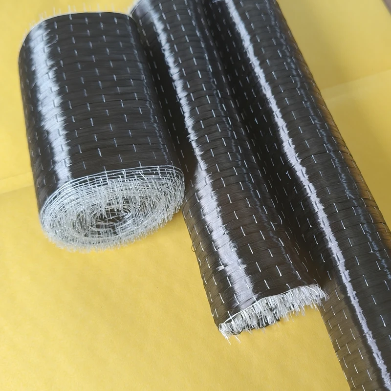 Carbon Fiber Unidirectional Fabric, 12K Weave, 200g/m² Reinforcement Cloth