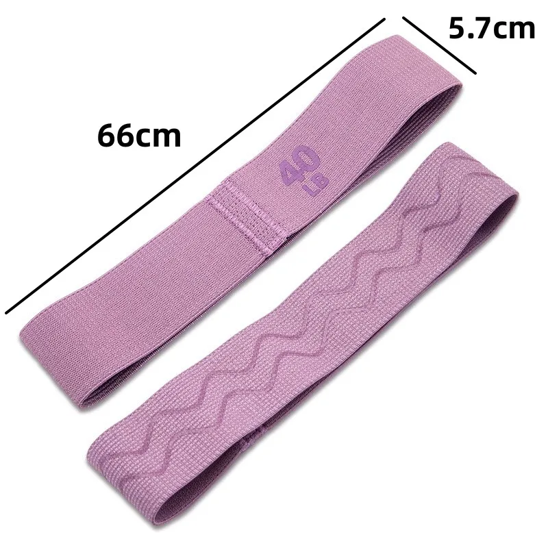 Fabric Elastic Resistance Bands for Yoga, Pilates, and Home Workouts