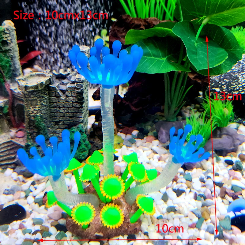 Title 55, Artificial Underwater Coral Aquarium Fish Tank...
