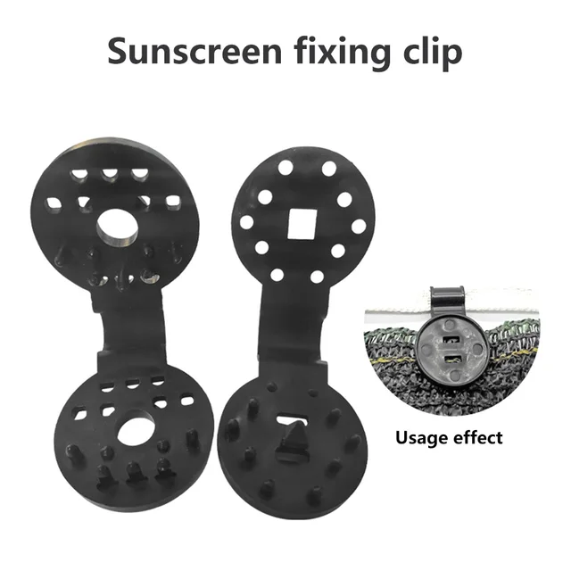 20Db Árnyalatú Nettó Klipek Otthoni Kerítés Telepítő Horgok Üvegházhatású Film Árnyékoló Kültéri Sátra Lógó Diy Kerti Szerszámok - Image 2