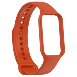 Premium Silicone Wristband for Smart Fitness Tracker Bracelet (Orange)