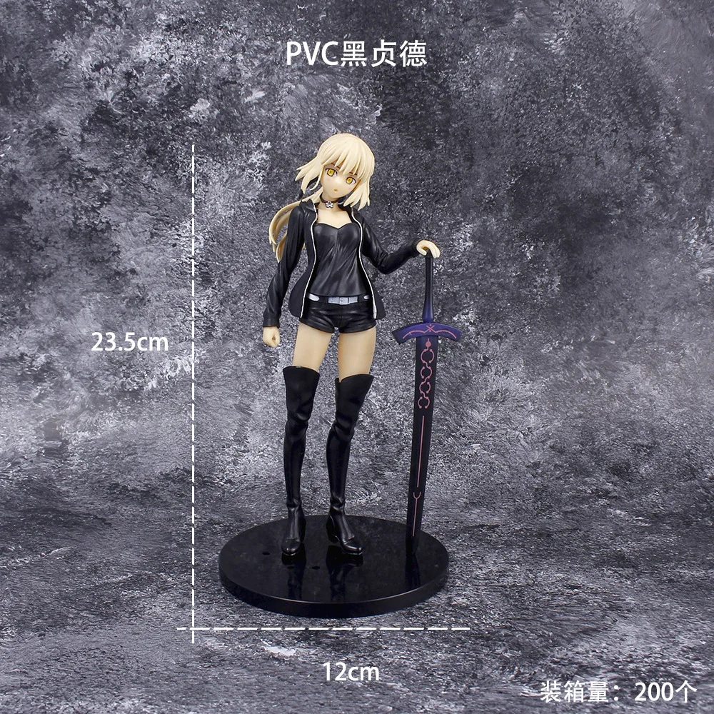Fate/Grand Order Sexy Anime Figure Saber Altria Pendragon Action Figure Saber Alter Giovanna Of Arc Abbigliamento Casual Figurine Model Doll