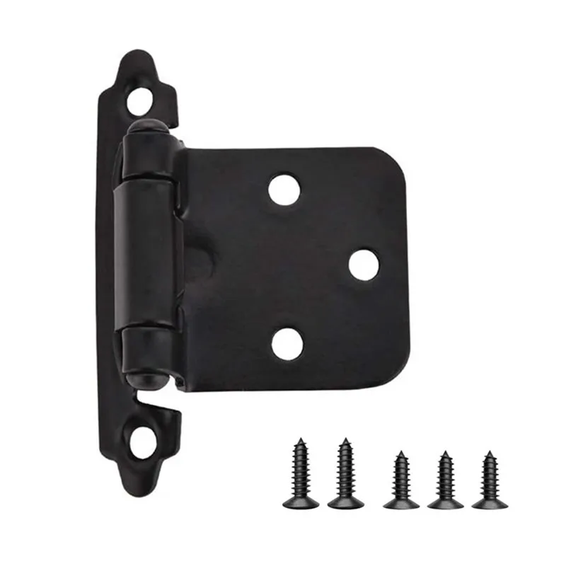 100pcs American Self Closing Spring Hinge With Screws Overlay