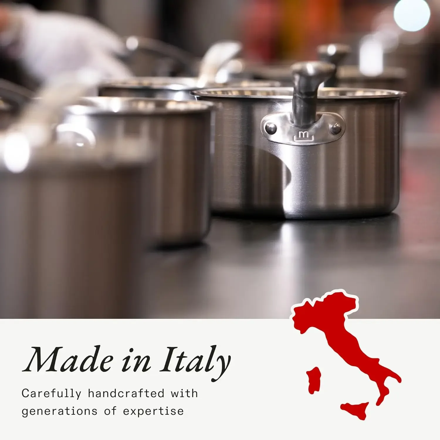 NEW-8 Quart Stainless Steel Stock Pot With Lid and Pasta Insert - 5 Ply Stainless Clad - Professional Cookware - Crafted