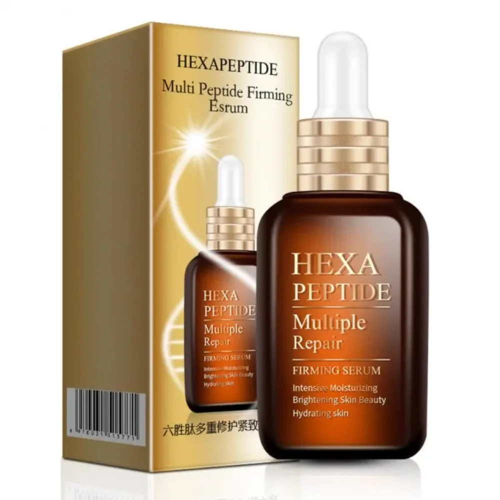 

Hexapeptide Serum 50ml Intensive Anti-Wrinkle Essence Anti-aging Collagen Firming Hydrating Moisturizer Brightening Skin Care