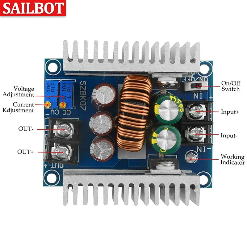 DC-DC 300W 9A 20A Step Down Buck Converter XL4016 Constant Current LED Driver Power Step-Down Voltage Power Supply Module