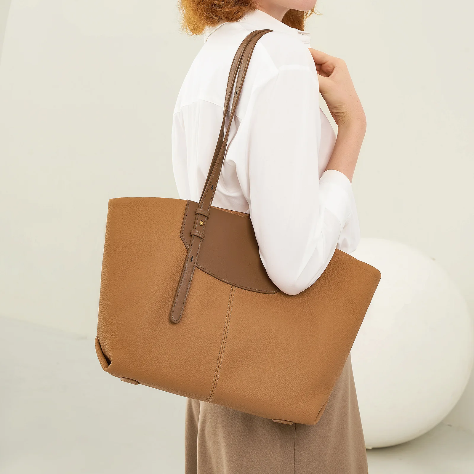 

Large Capacity Leather Women's Bag Autumn And Winter 2022 New Portable Armpit Bagoriginal Design Commuter Shoulder Bag