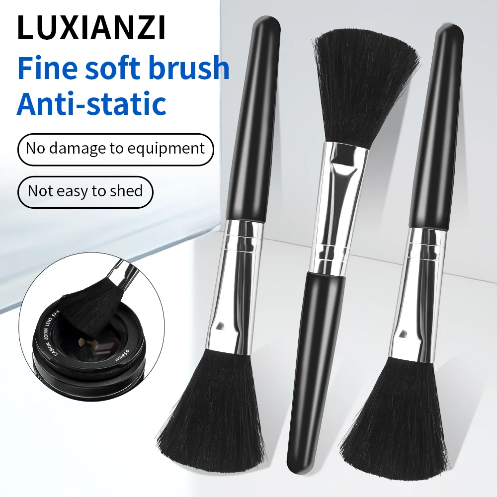 Cleaning brush LUXIANZI anti-static brush cleaning dust brush for cleaning repair work ESD safe for mobile phone tablet motherboard PCB BGA IC