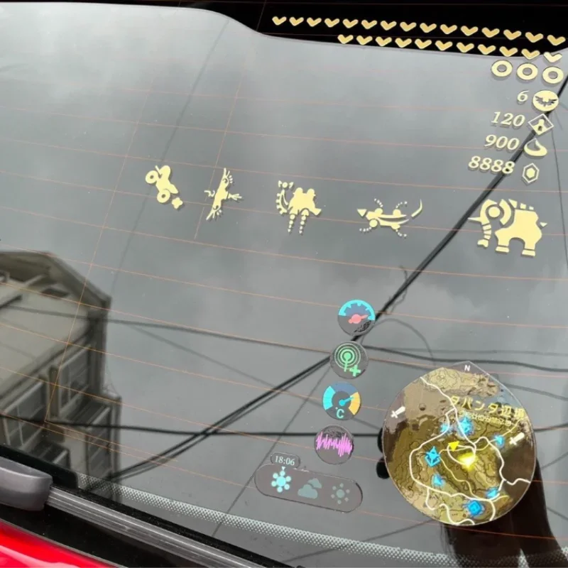 

New Version of High-quality Zelda Legend Car Stickers Switch Breath of The Wild Zelda Stickers Game