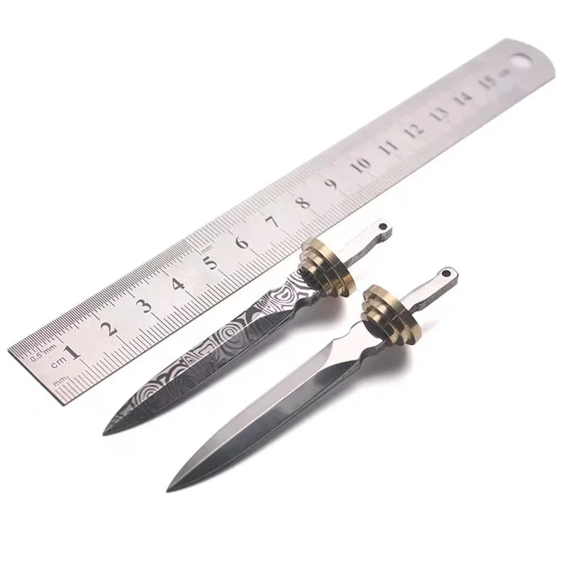 420 stainless steel tea knife embryo tea sword embryo semi-finished mirror laser pattern DIY knife production