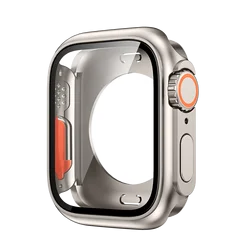 Premium Hard PC Screen Protector Cover with Front and Rear Bumper for Series 10 42mm (Titanium)