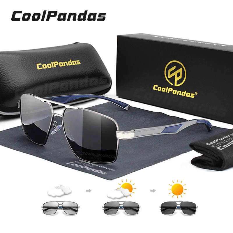 Top Aluminum Men's Sunglasses Polarized for Male Photochromic Day Night  Vision Driving Sun Glasses Women gafas de sol de hombre