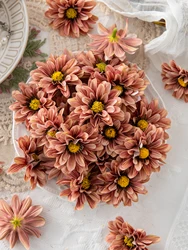 Set of 10/20 Small Daisy Artificial Flowers for Home and Event Décor (COLOR 4)