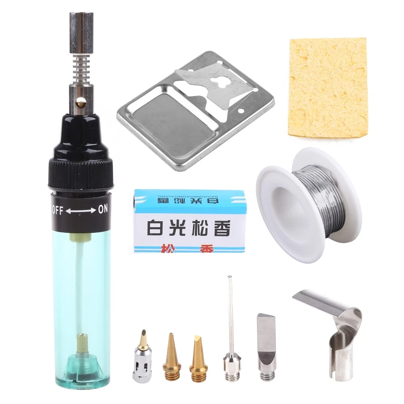 

Welding Tool Accessories Portable Gas Soldering Iron 1300℃ for Welding of Electronic Products and Motherboard Circuits