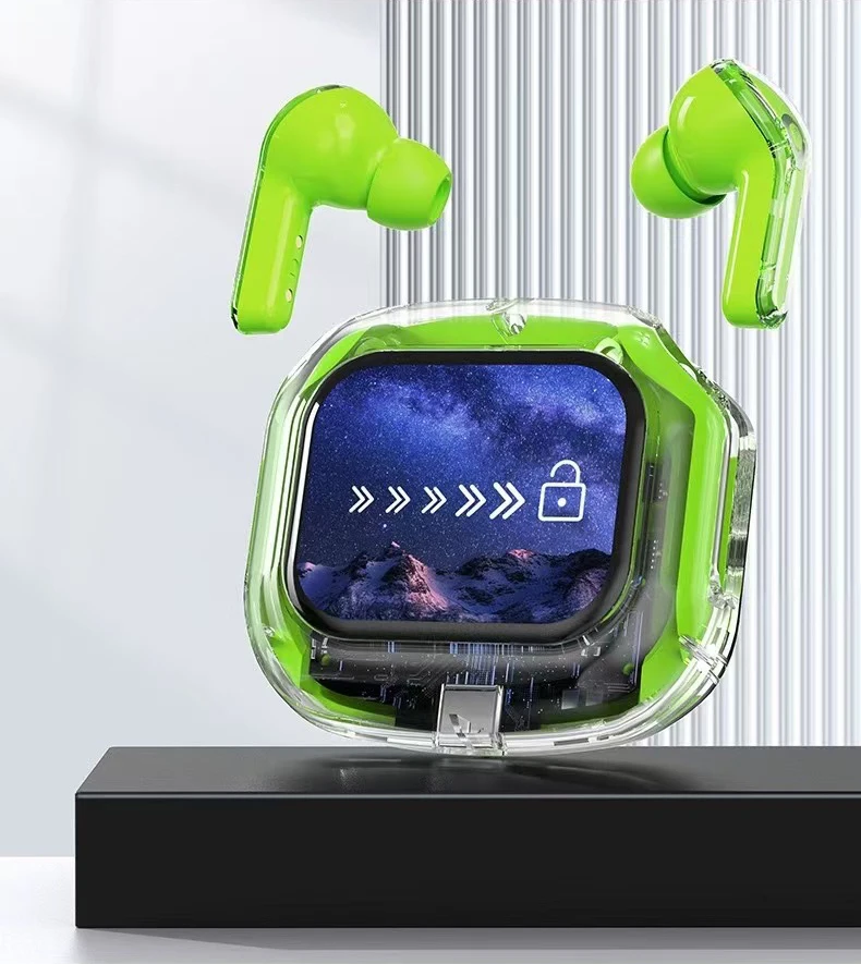 AI translation earbuds with touchscreen and real-time language translation
