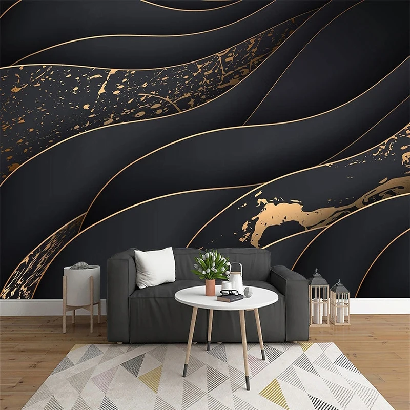 Papel de Parede Estéreo 3d para Sala de Estar Personalizado Qualquer Tamanho Moderno Adesivo Mural Relevo Nórdico Geometria Quarto tv Restaurante Estudo Decoração