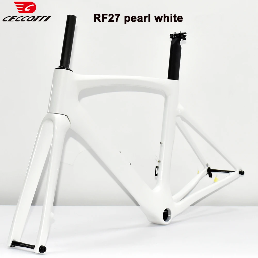 DIY Color Disc Brake Carbon Bicycle Frameset And Full Hidden Cable Ruting Road Bike Frame