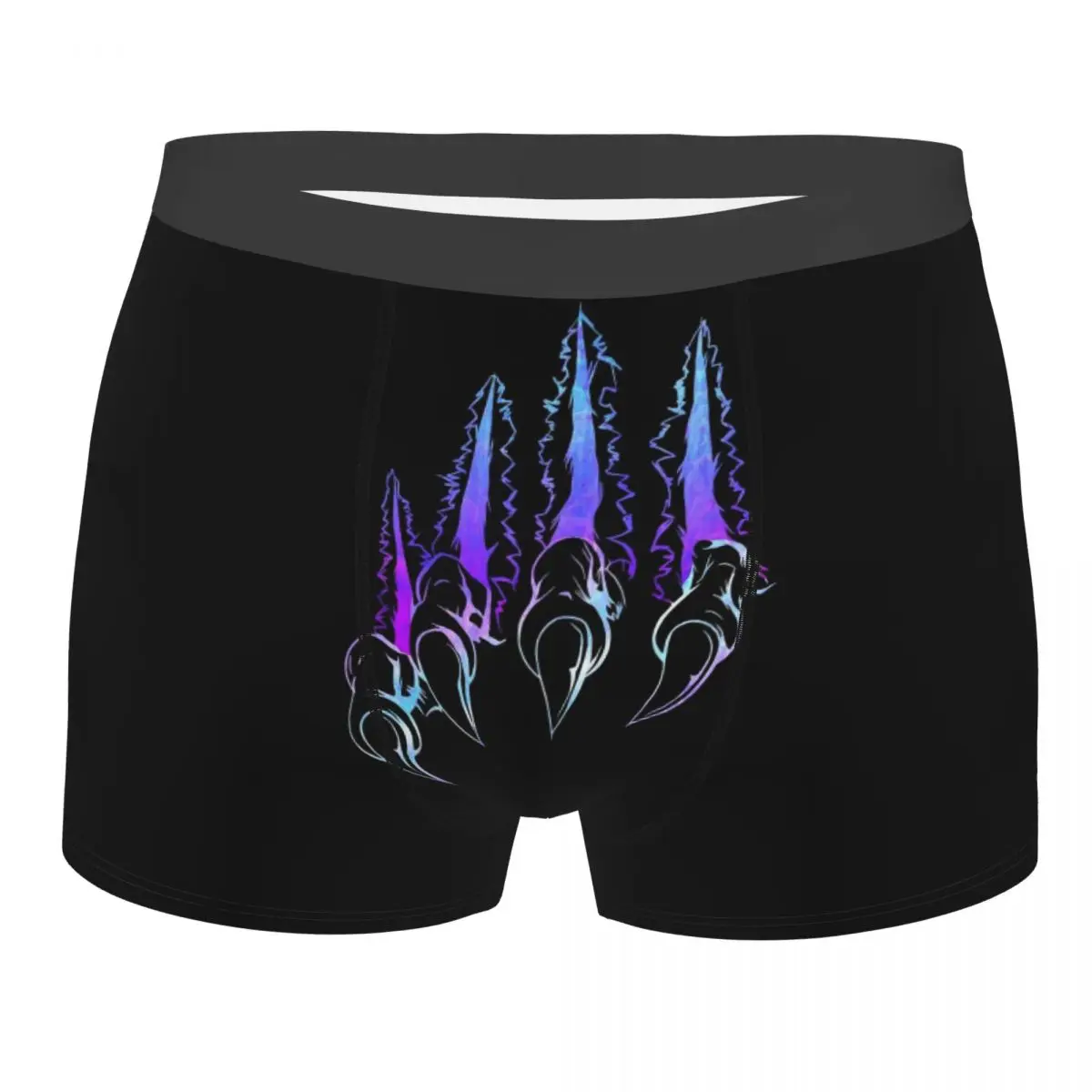 Monster Face Men's Boxer Briefs,Highly Breathable Underwear,High Quality 3D Print Shorts Gift Idea