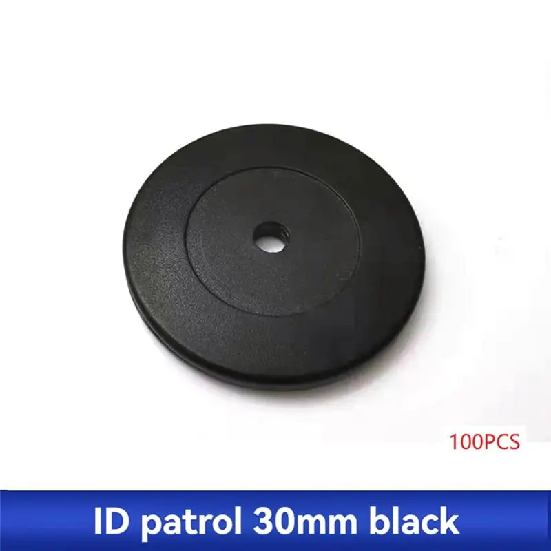 A42T-30Mm 100Pcs 125KHZ RFID IC 태그 토큰 가드 투어 시스템 체크포인트용 방수 순찰 포인트