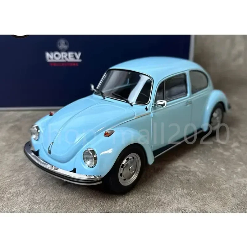 

NOREV 1/18 For Volkswagen Beetle VW1303 1973 Alloy Static Diecast Car Model Blue Toys Birthday Gifts Hobby Display Collection
