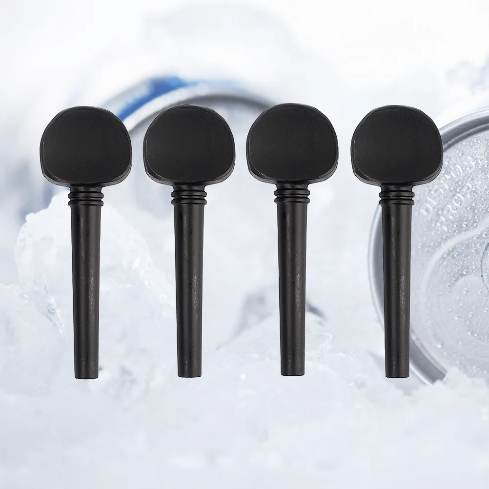 Wooden Ebony Cello Pegs Replacement Accessories Tuning Pegs Cello Replacement Accessories Tuning Shaft Handle cello case