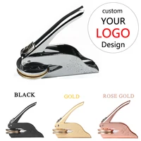Embosser Stamp LOGO Customized Wedding Library Book Private Seals Customization Envelope Party Invitation Embossing Stamps DIY 1