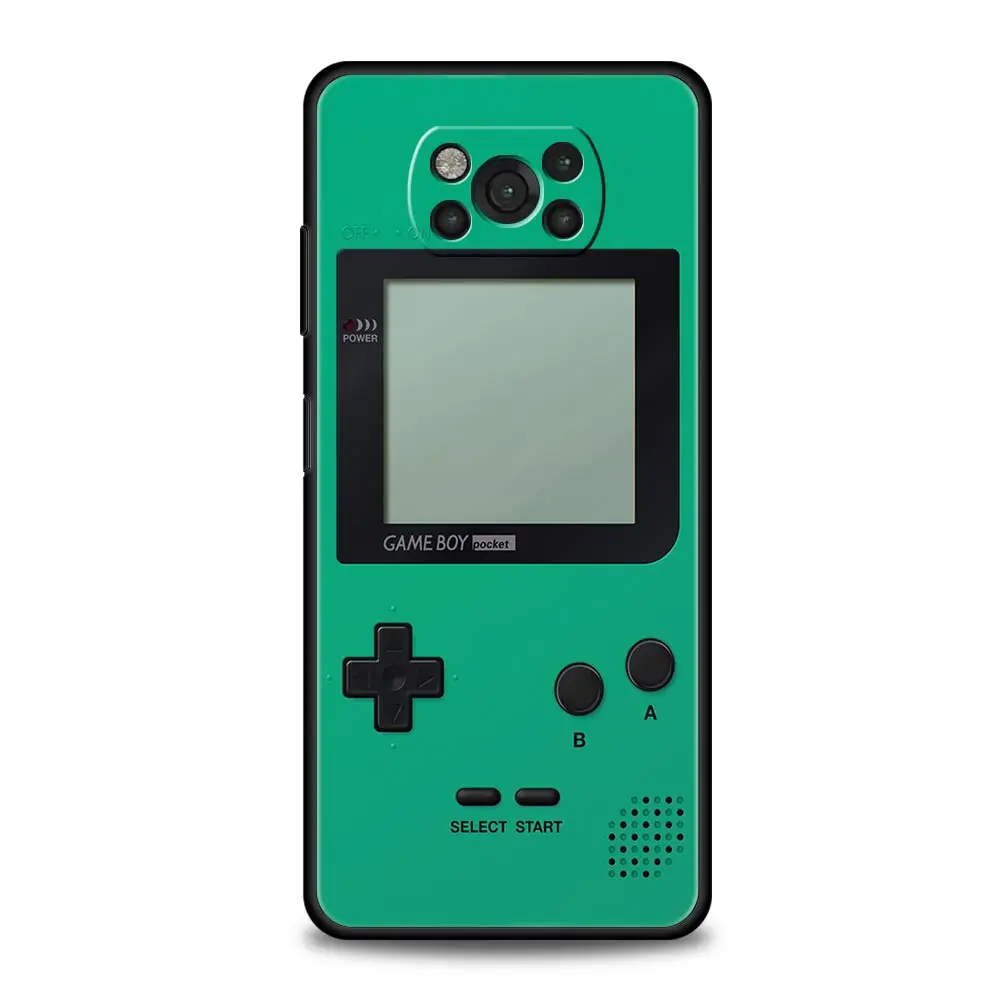 Vintage GamePad Design Black Phone Case – Retro Gaming Style Cover