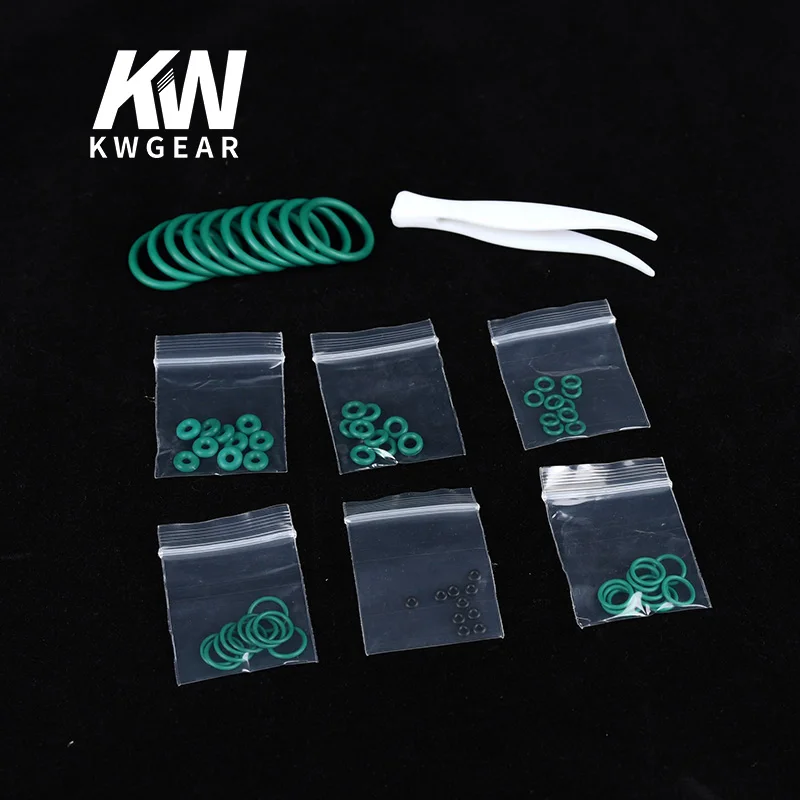 Tactical Magazine Fluorine Rubber O Ring Set For GBB Marui TM Glock 17 G17 Green Flat Silicone Ring Seal Gasket Airsoft Hunting m lok screw replacement set metal buckle set magazine holster magazine holder