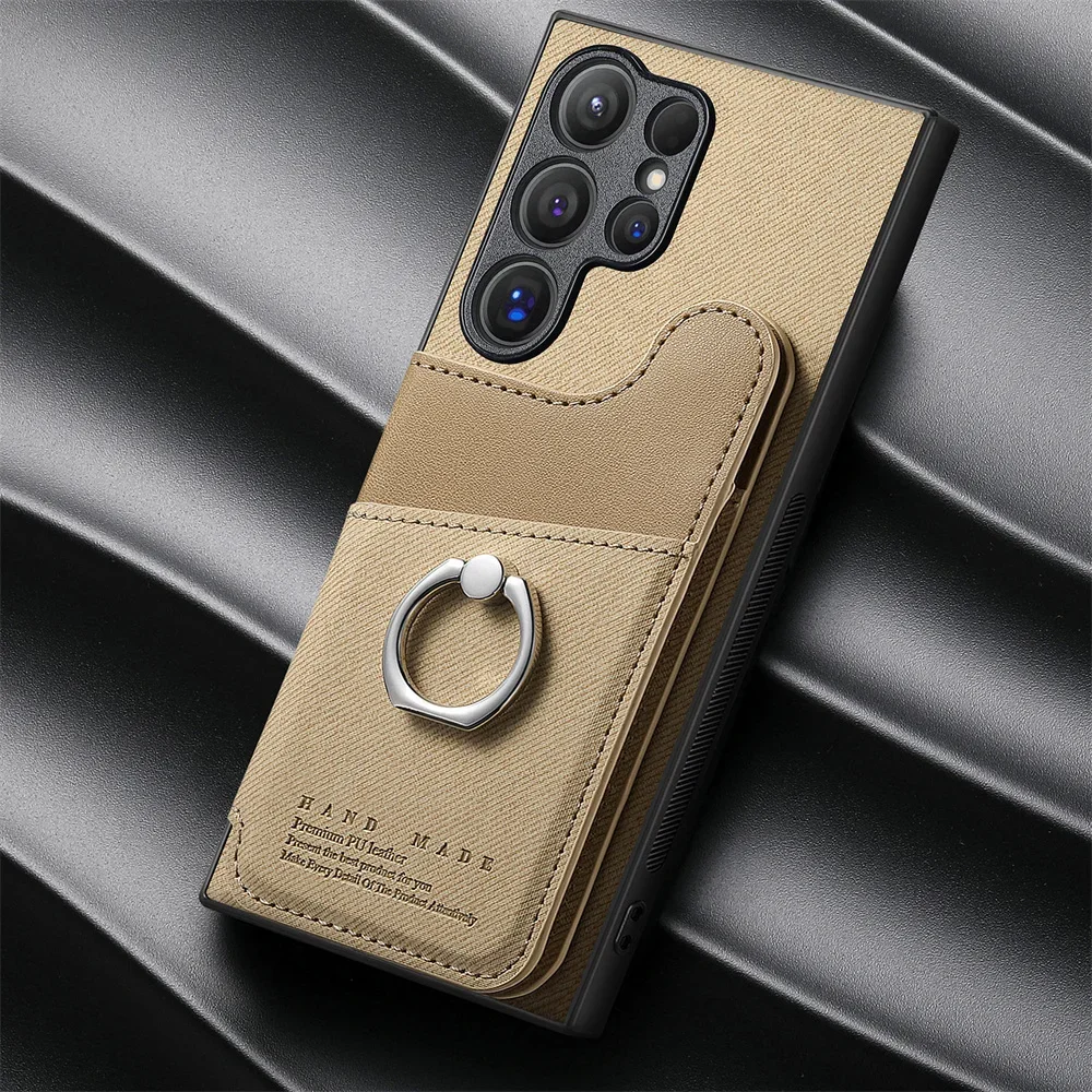 RFID-Blocking Magnetic Phone Case Wallet with Card Holder Cover