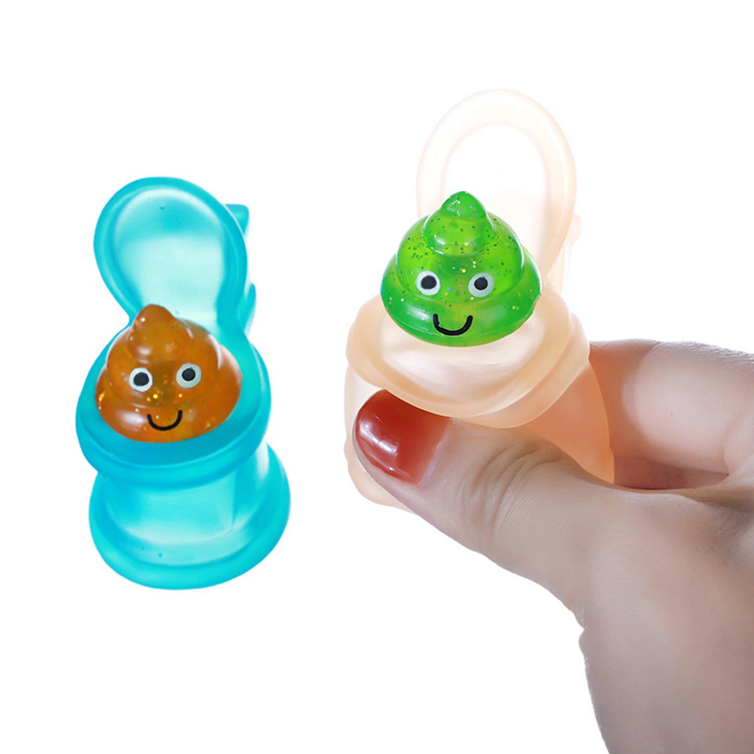 Creative toilet poop toy, release stress, simulate stool model, squeeze and relax (style random)