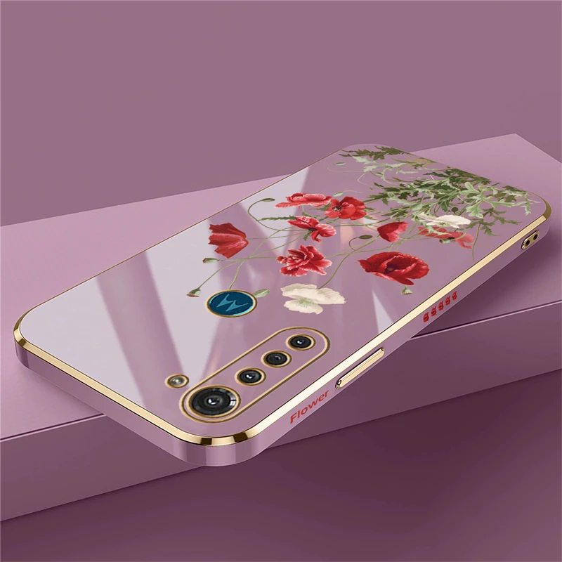 Durable Silicone Shockproof Power Flower Phone Case
