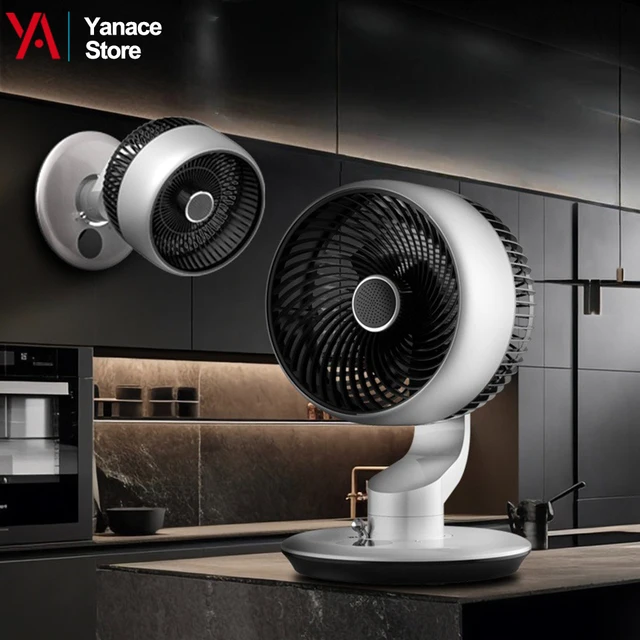 Ventilateur de bureau et mural, sans perçage, à ventouse, USB, silencieux, pour cuisine, salle de bain, bureau et voiture ﻿ 1