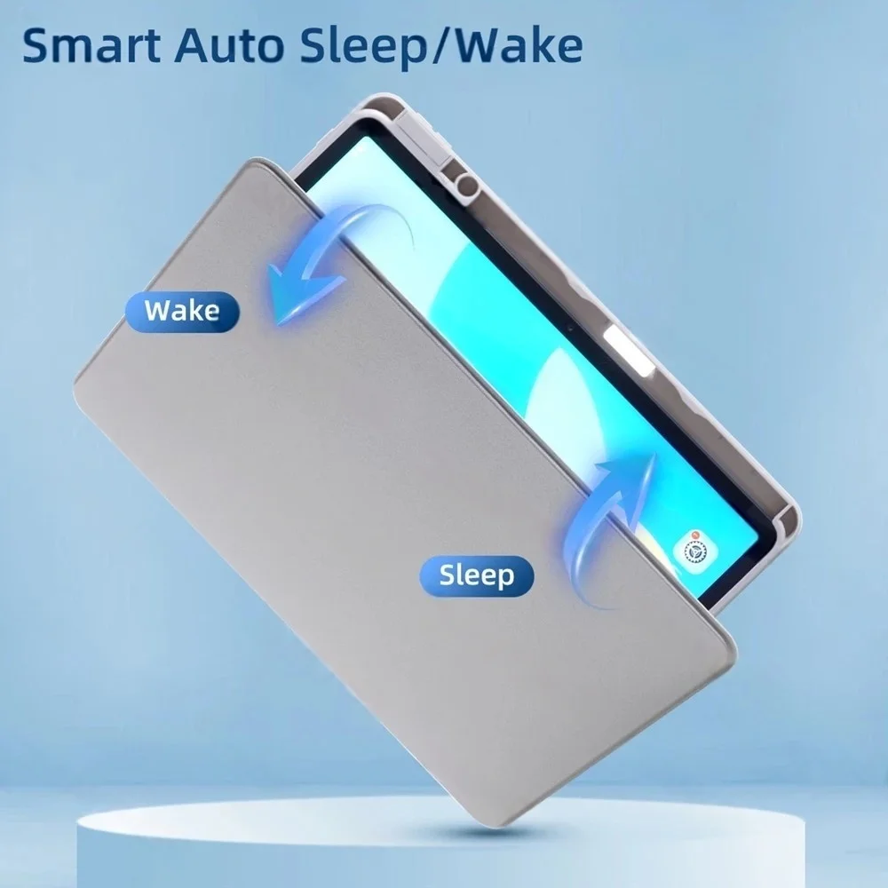 360-Degree Rotating Tablet Case with Pencil Holder