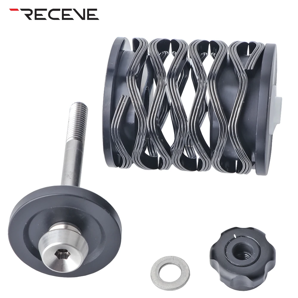 RECEVE Folding Bike Rear Shock Absorber Bicycle Suspension BMX Rear Bumper Titanium Alloy Shock Absorbers For Brompton