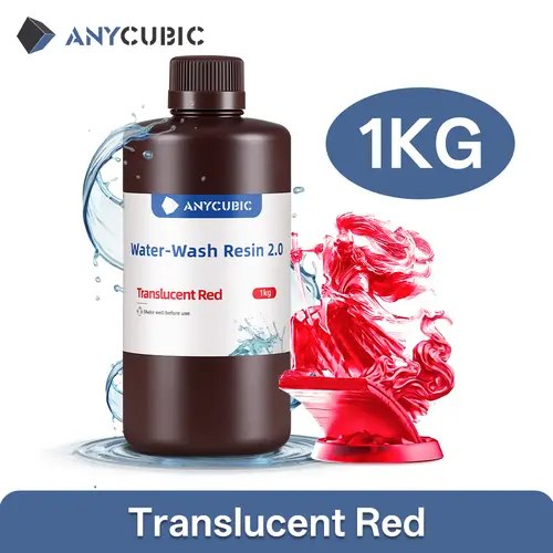 ANYCUBIC Water-Wash Resin For LCD 3D Printer High Precision Low Odor Low Viscosity 3D Printing Standard Photopolymer - Image 22