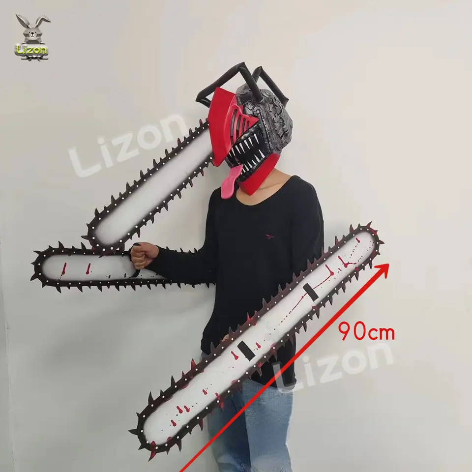Buy Denji Cosplay Helmet and Electric Saw Set, Suitable for Chainsaw Man  Cosplay, Headwear, Various Sizes, Masks, Saws, Electric Saws, Latex Mask,  Tools, Weapons, Dress-Up, Events, Birthday, Halloween, Christmas, Present,  Cultural Festivals