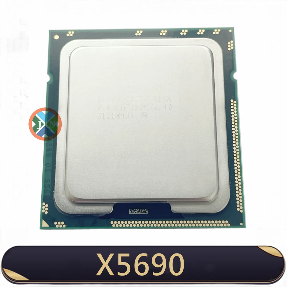 Xeon X5690 LGA 1366 3.46GHz 6.4GT/s 12MB 6 Core 1333MHz SLBVX CPU
