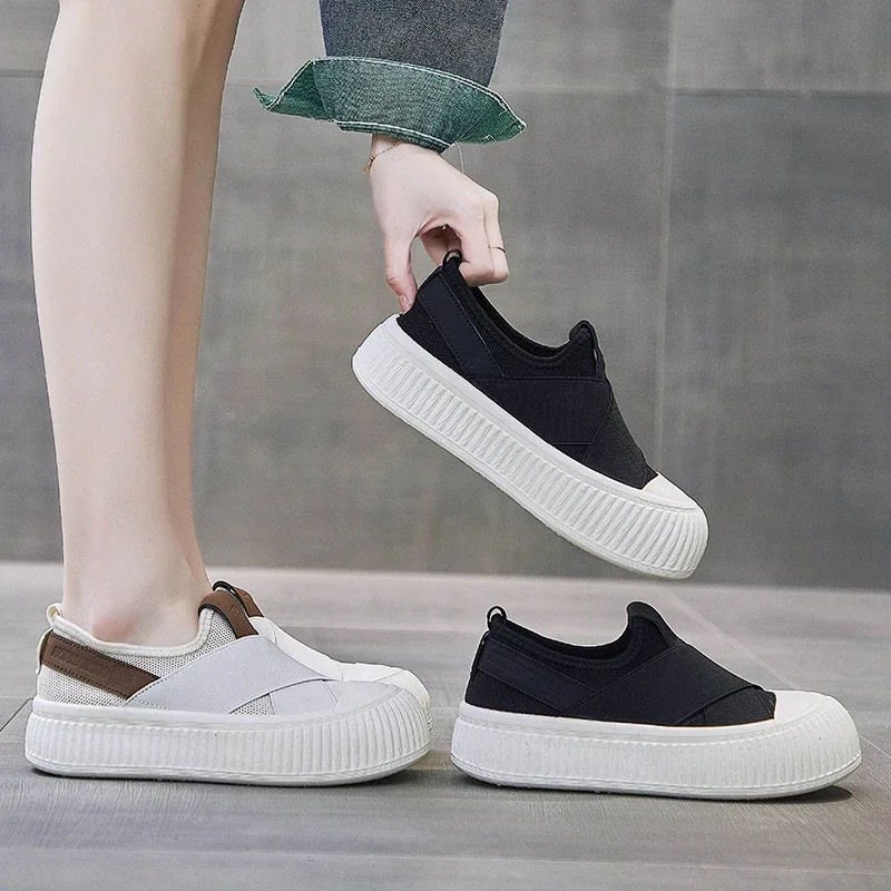 New Casual Sneakers Women Summer New in Sports Running Shoes Woman Comfort Slip-on Flat Sneaker Zapatos De Mujer Size 35-40