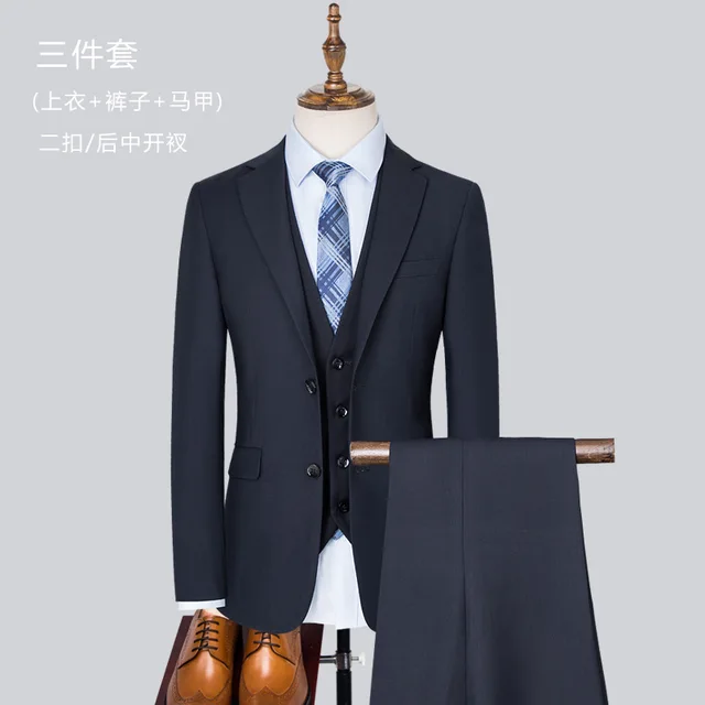 Wedding Suit Men Dress Korean Slims 