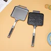 Gas Non-Stick Sandwich Maker Iron Bread Toast Breakfast Machine Waffle Pancake Baking Barbecue Oven Mold Mould Grill Frying Pan 3