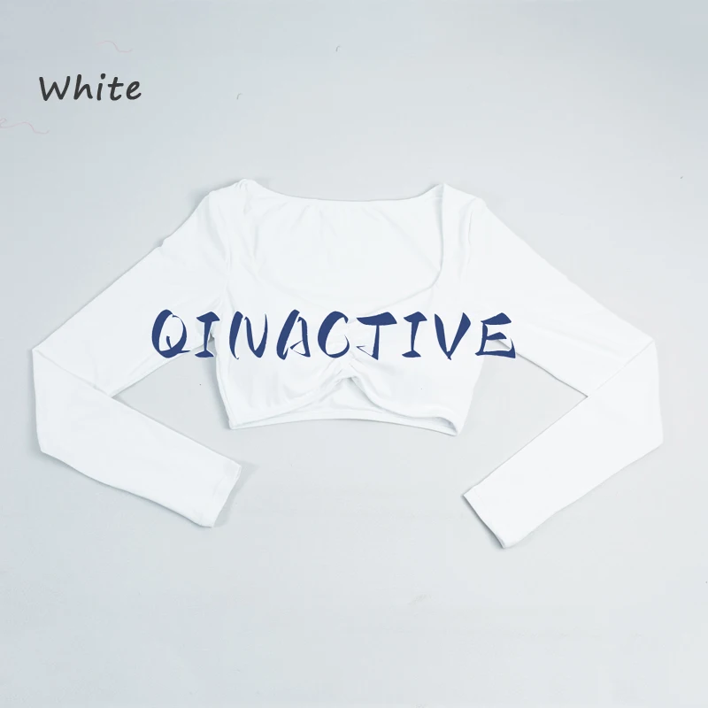 Women's Long Sleeve Crop Top Yoga Workout Shirt – Activewear Fitness Apparel