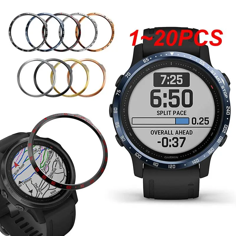 

1~20PCS Bezel Ring Styling Frame Case for Garmin Fenix 6S 6S sapphire Smart Watch Stainless Steel Cover Anti-scratch Protection