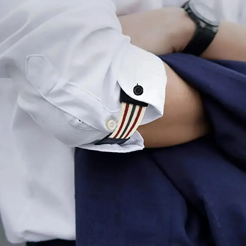 1 쌍 칼라 확장 버클 셔츠 정장 넥타이에 맞게 조절 가능한 다기능 버튼 재사용 가능한 유연한 버클 액세서리