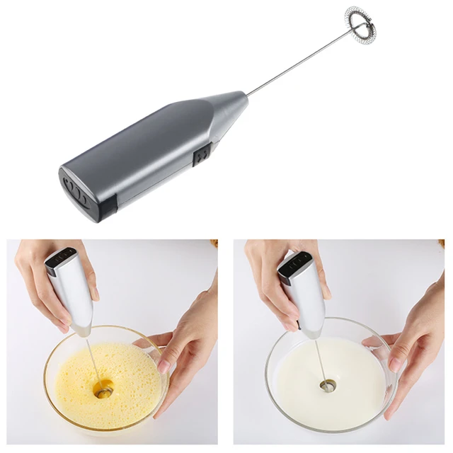 Foamer Handheld Stirrer Rod Baking Tools Kitchen Accessories Electric Egg  Beater Coffee Milk Drink Whisk Mixer