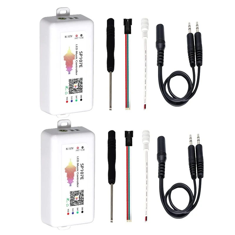 

2 шт., Bluetooth-контроллер для телефона WS2812 SK6812 RGBW APA102